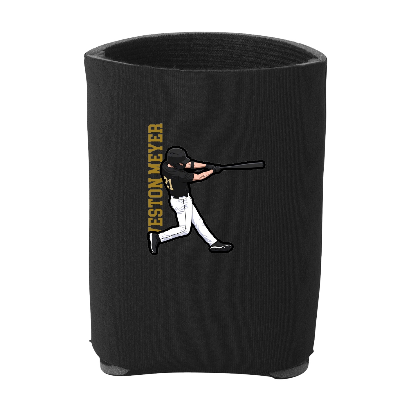 Can Holder — Name Vertical in Black