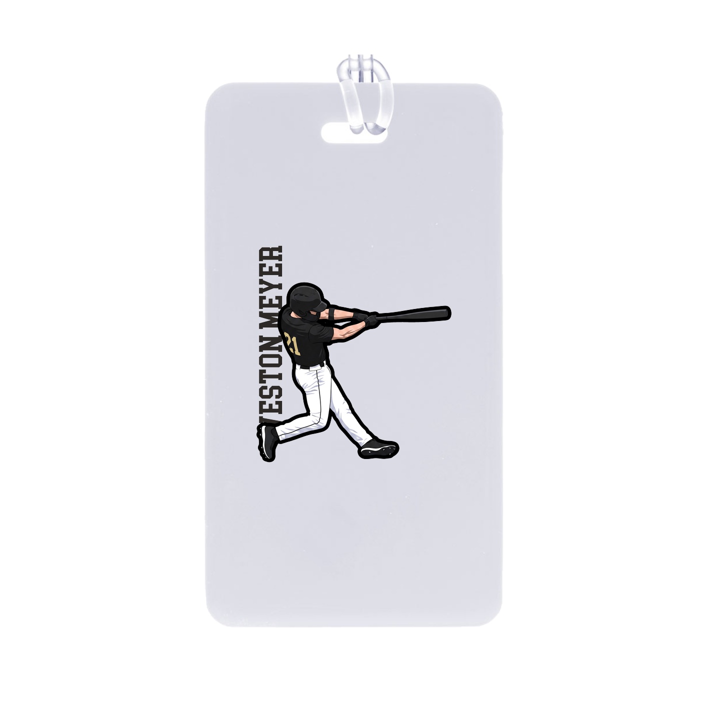 Bag Tag — Name Vertical in Classic