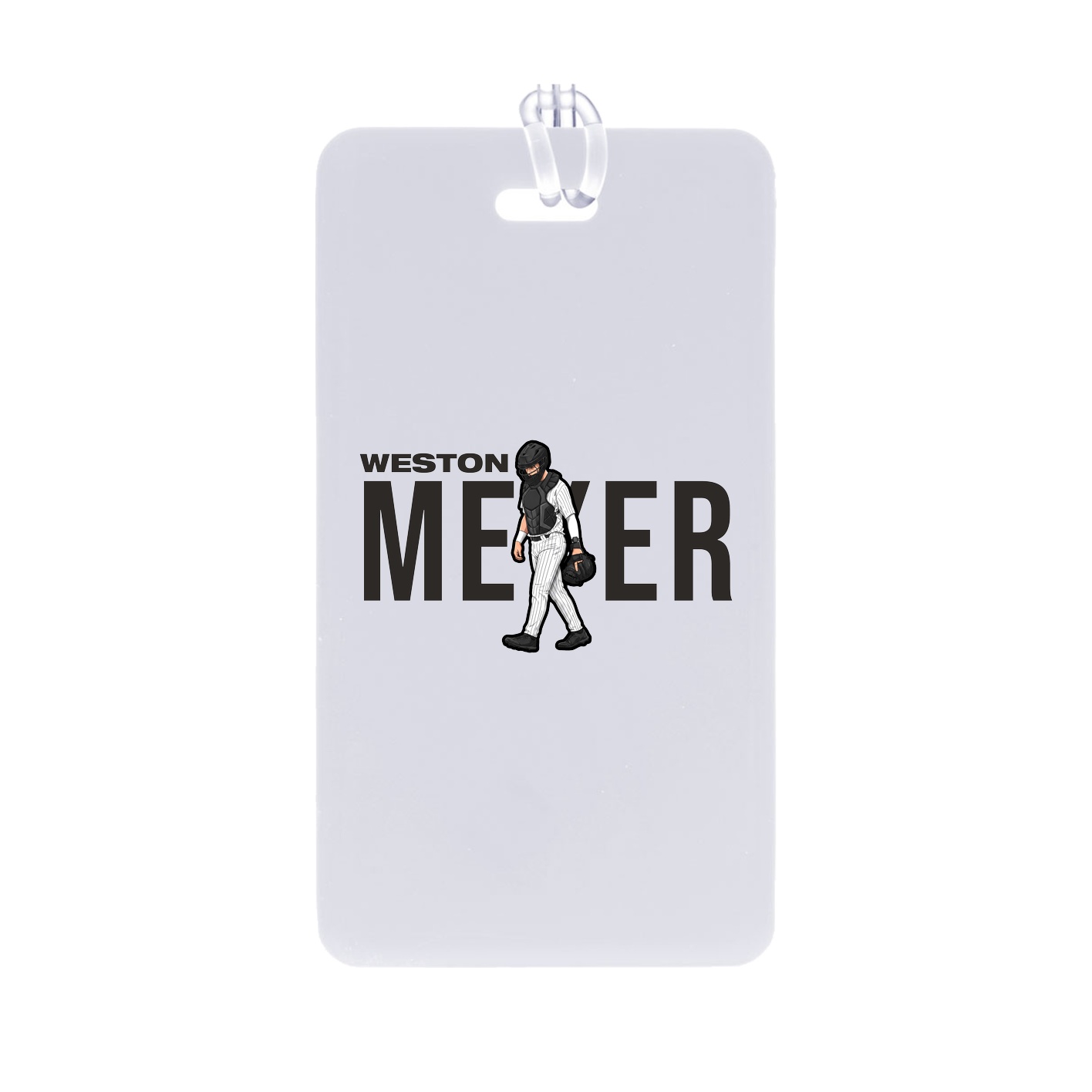 Bag Tag — Player Name in Classic