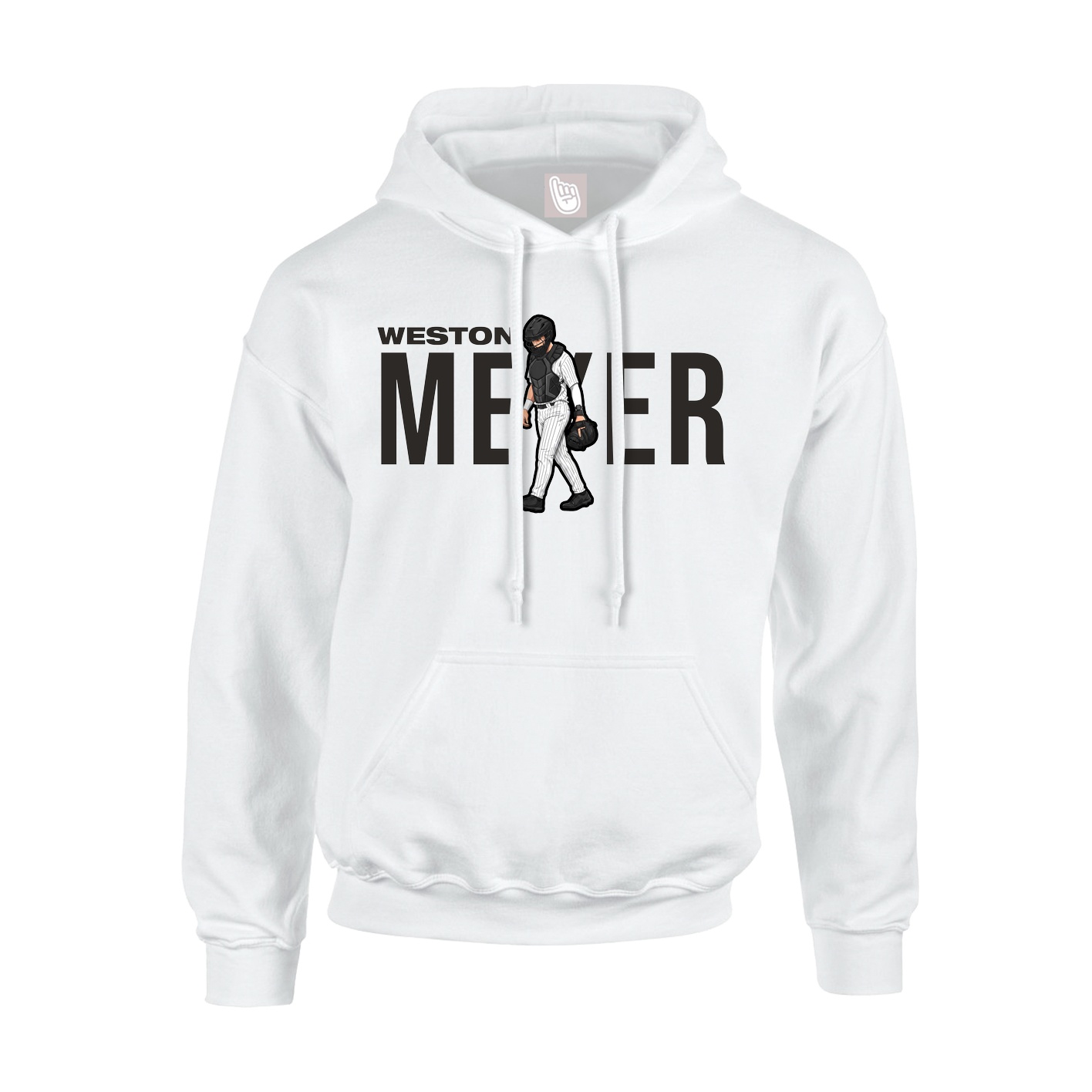 Hoodie — Player Name in White