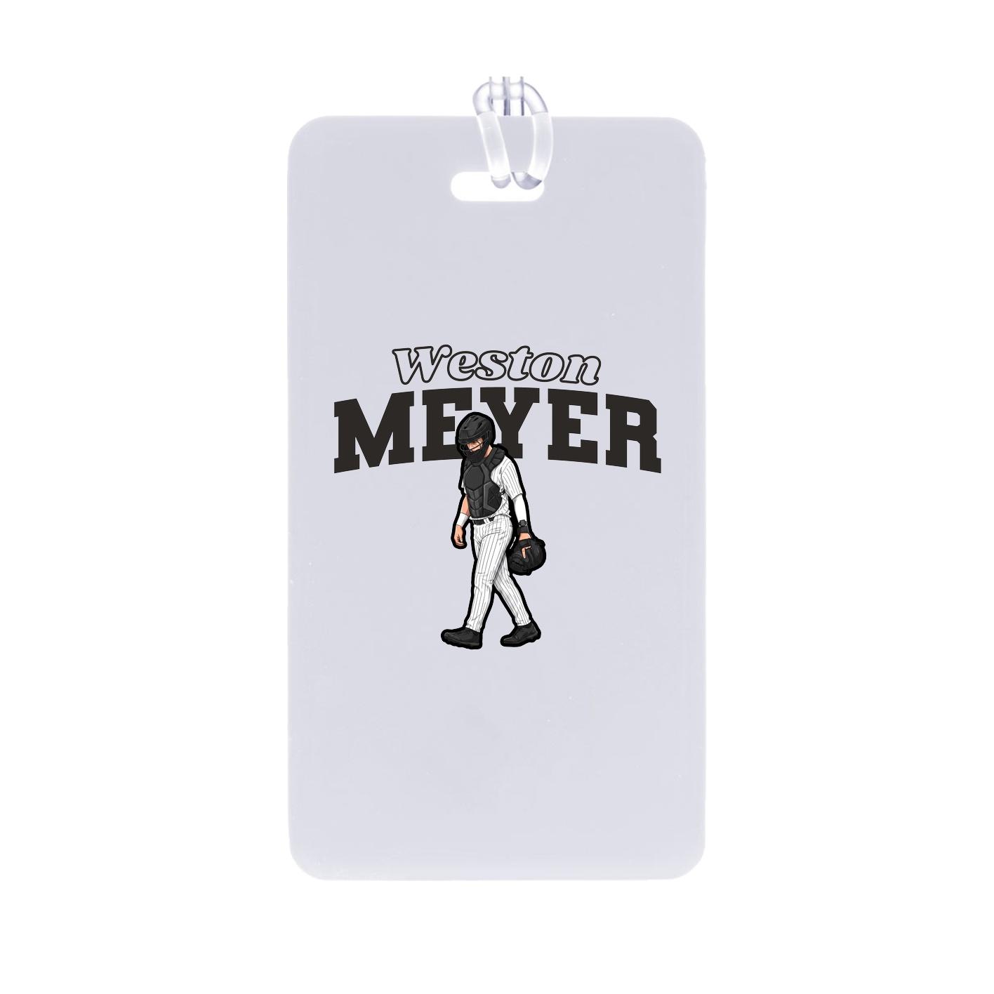 Bag Tag — Name Arch in Classic
