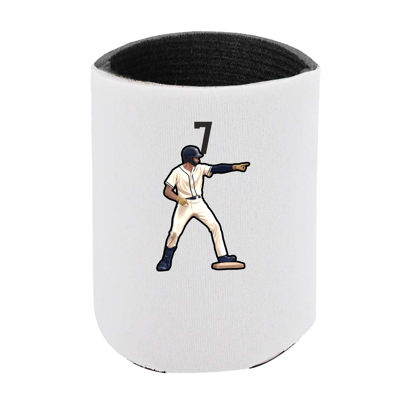 Can Holder — Number Top in White