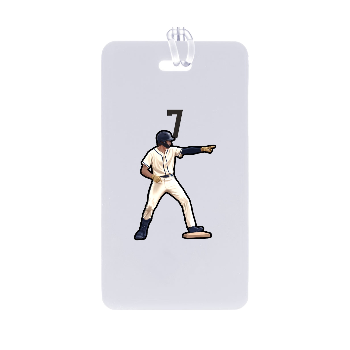 Bag Tag — Number Top in Classic