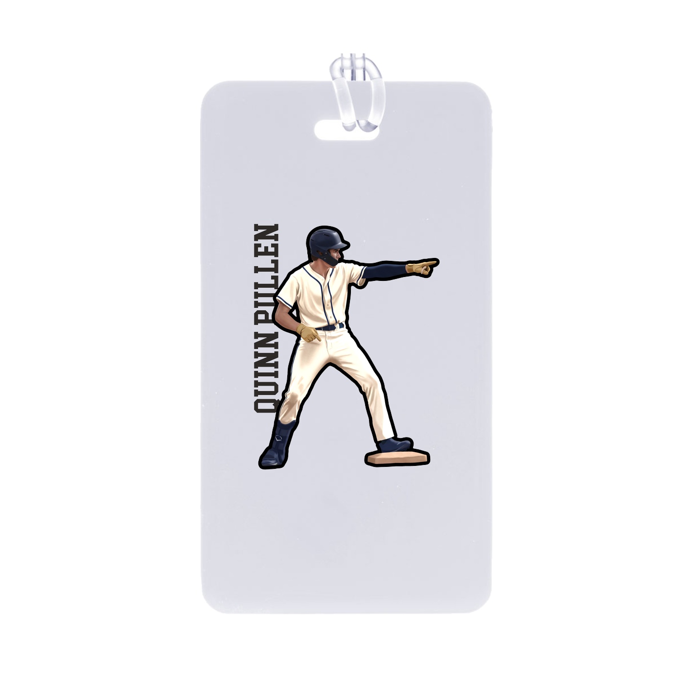 Bag Tag — Name Vertical in Classic