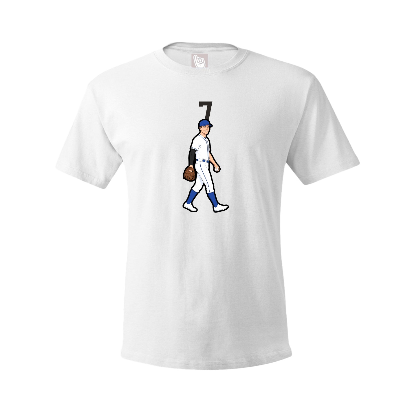 Tee — Number Top in White