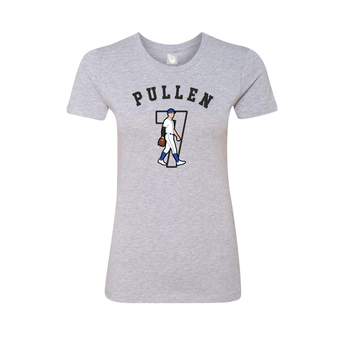 Fitted Women's Tee — Shirsey Arch in Grey