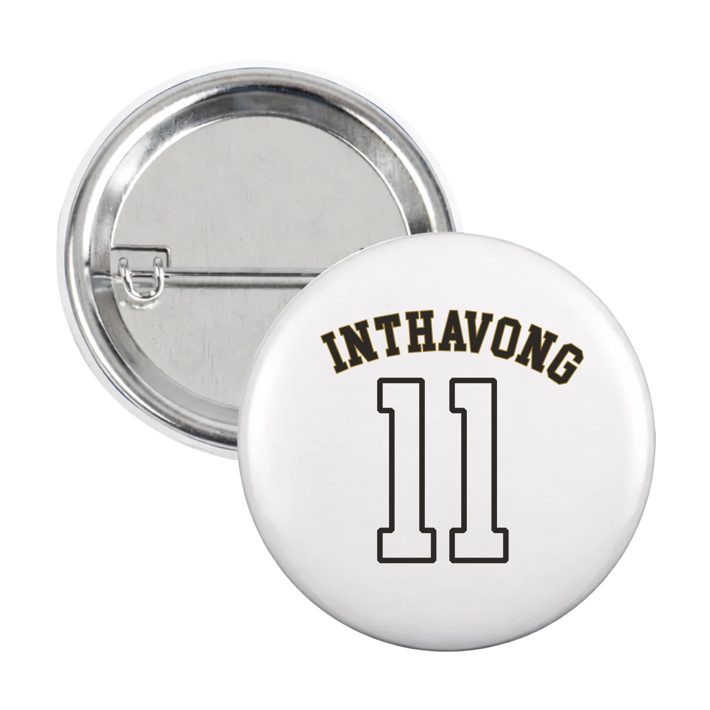 Game Day Button — Shirsey Arch in White