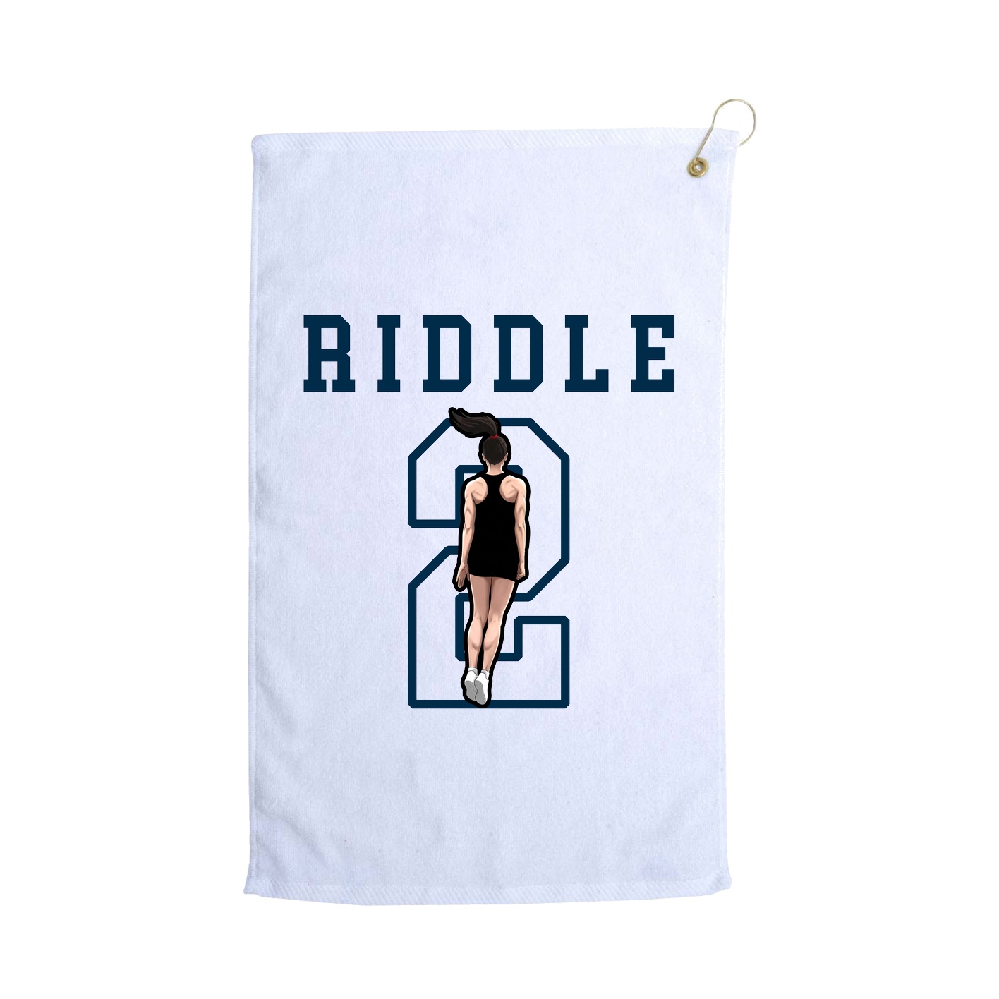 Golf Towel — Shirsey in White
