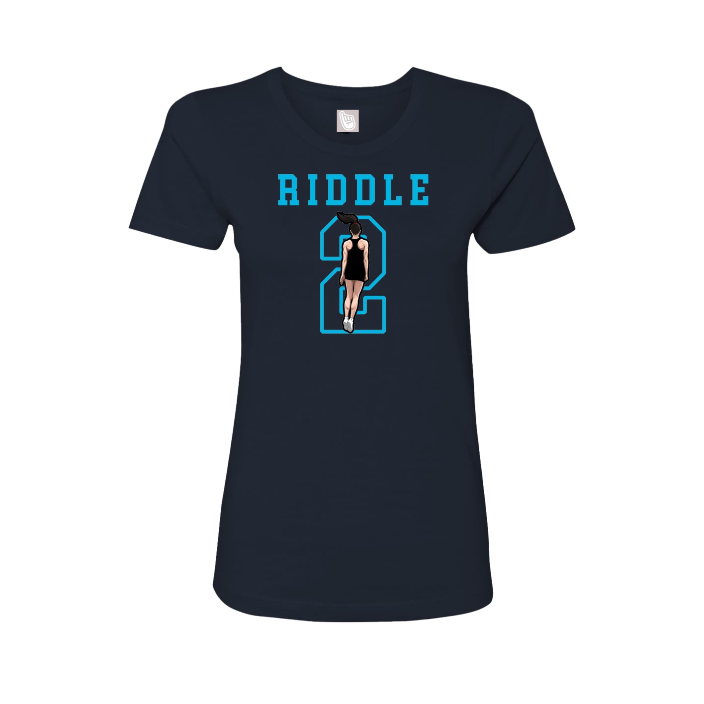 Fitted Women's Tee — Shirsey in Navy