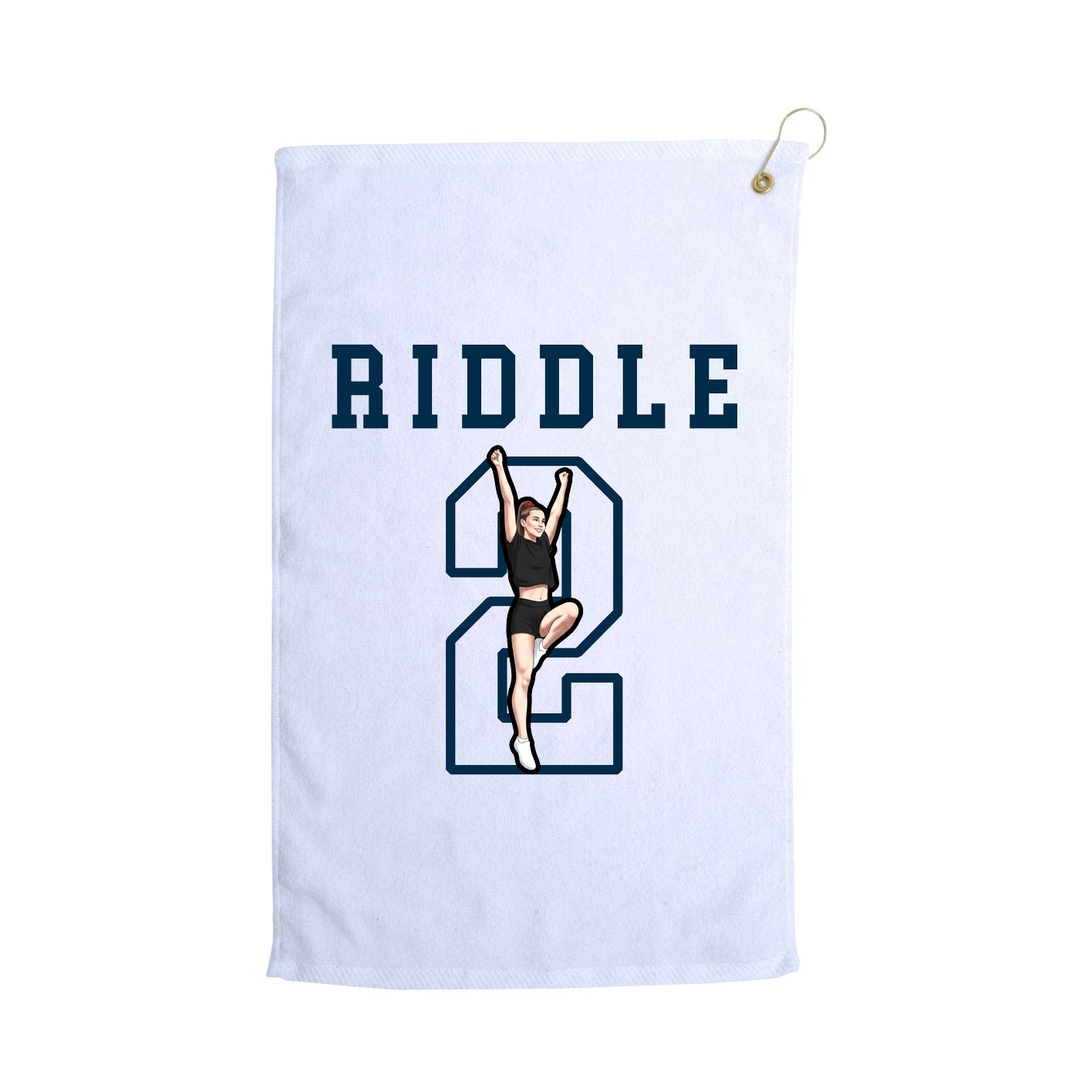 Golf Towel — Shirsey in White