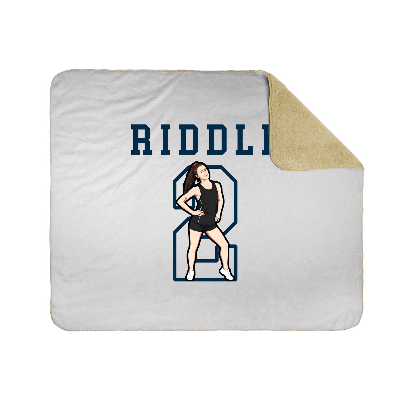 Throw Blanket — Shirsey in White