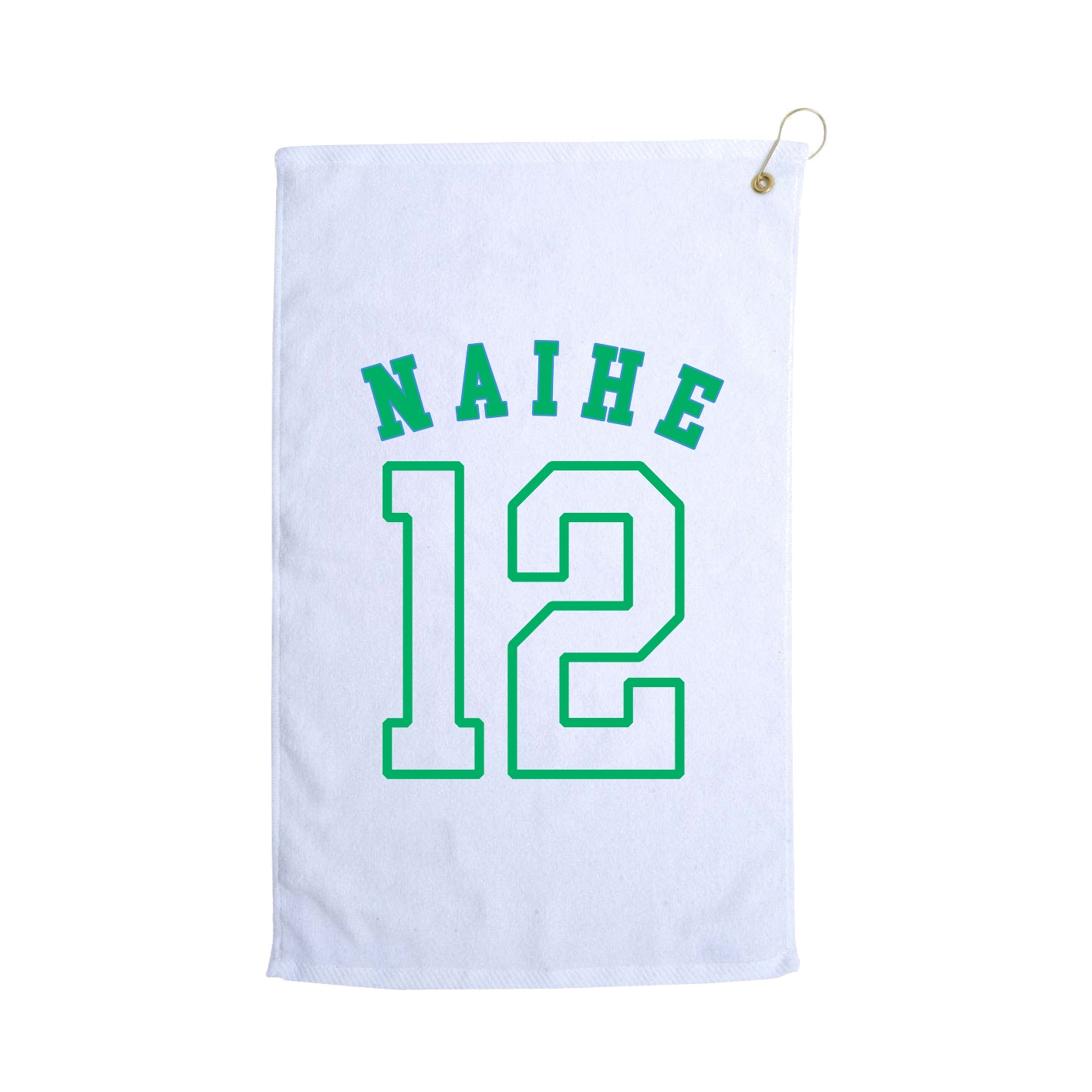 Golf Towel — Shirsey Arch in White