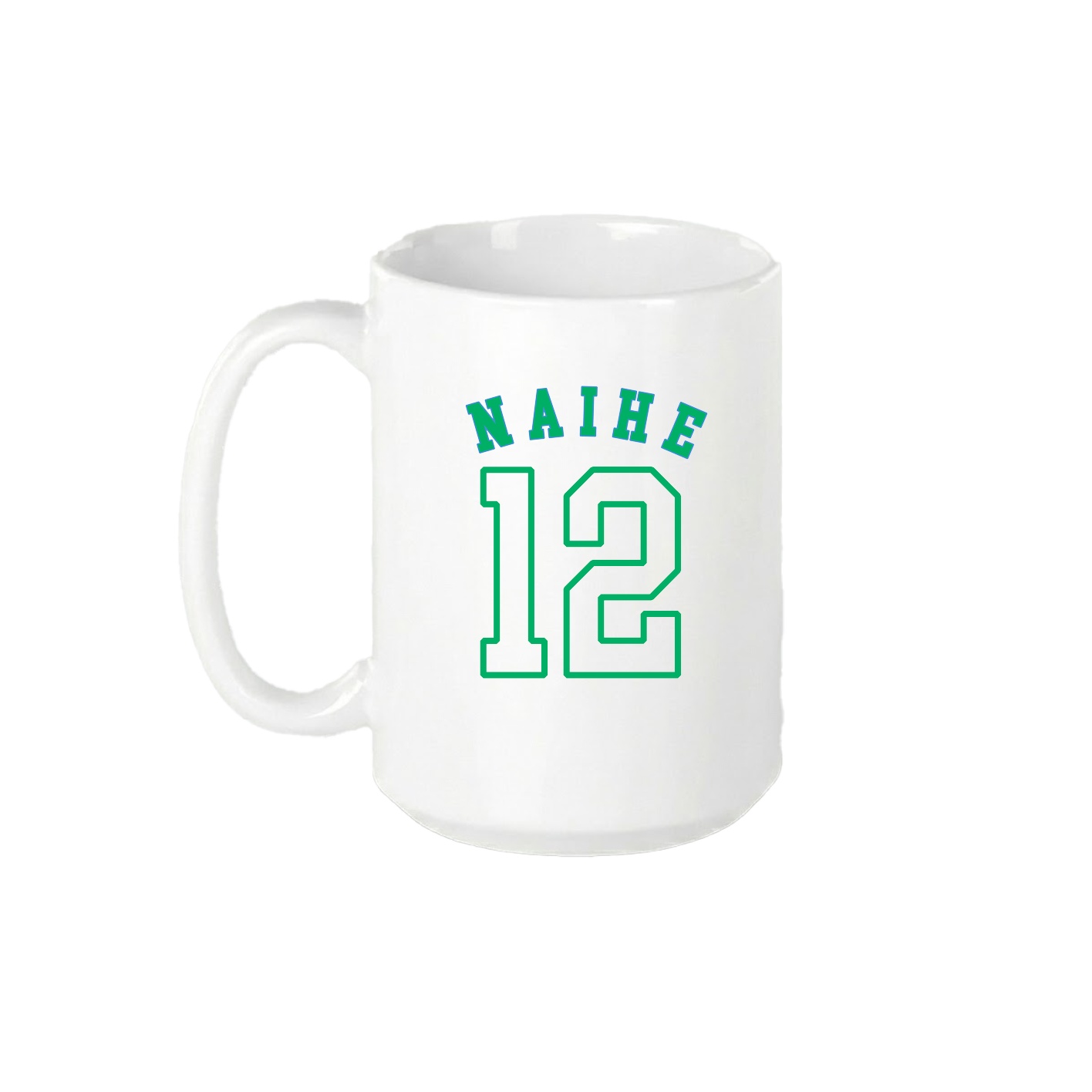 15oz Coffee Mug — Shirsey Arch in White