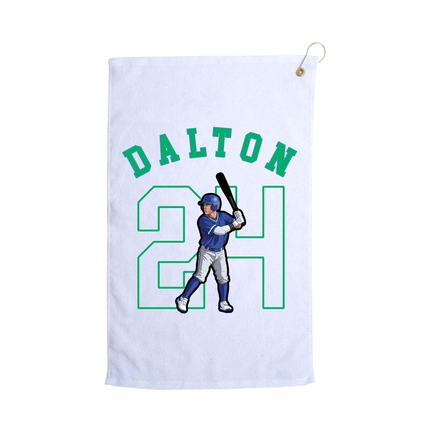 Golf Towel — Shirsey Arch in White