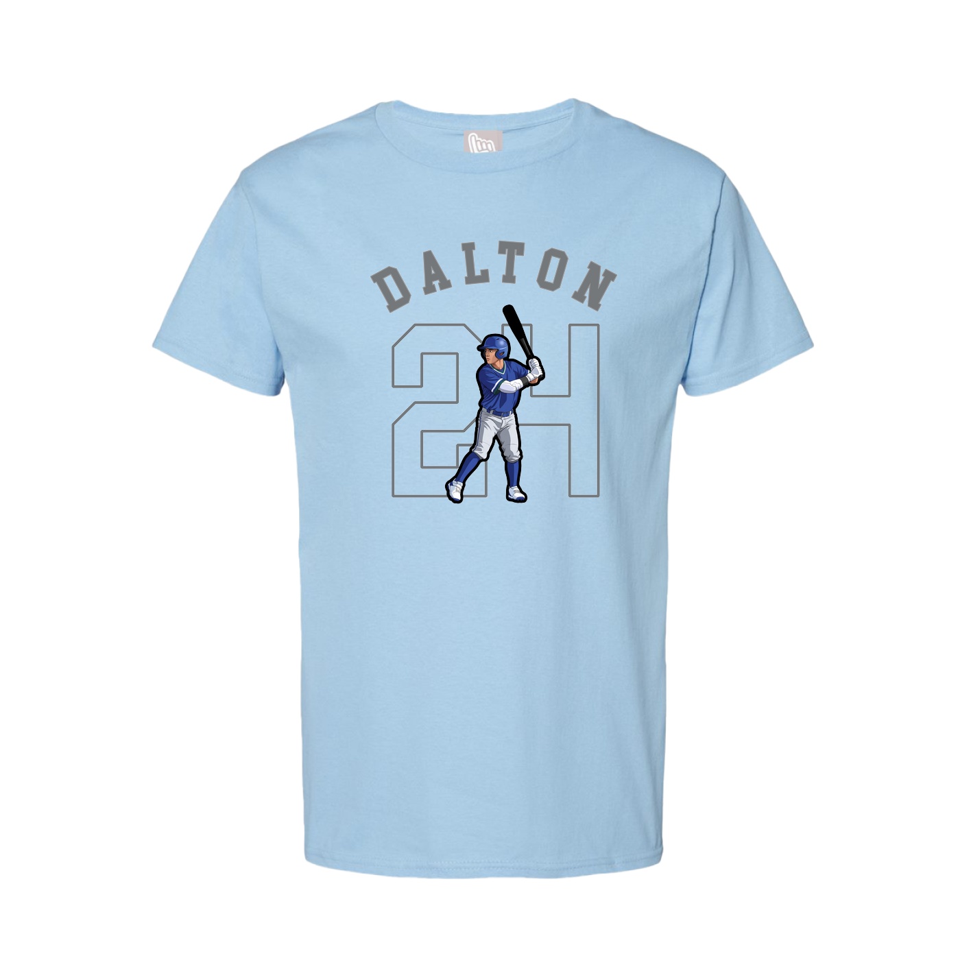 Youth Tee — Shirsey Arch in Light Blue