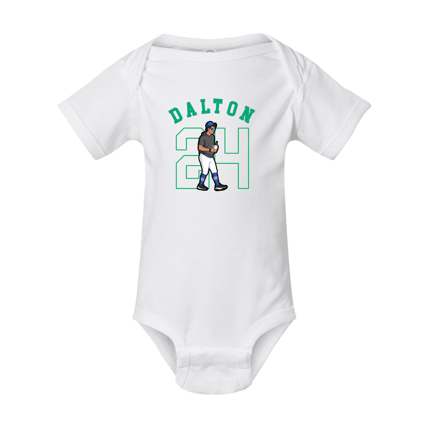 Baby Onesie — Shirsey Arch in White