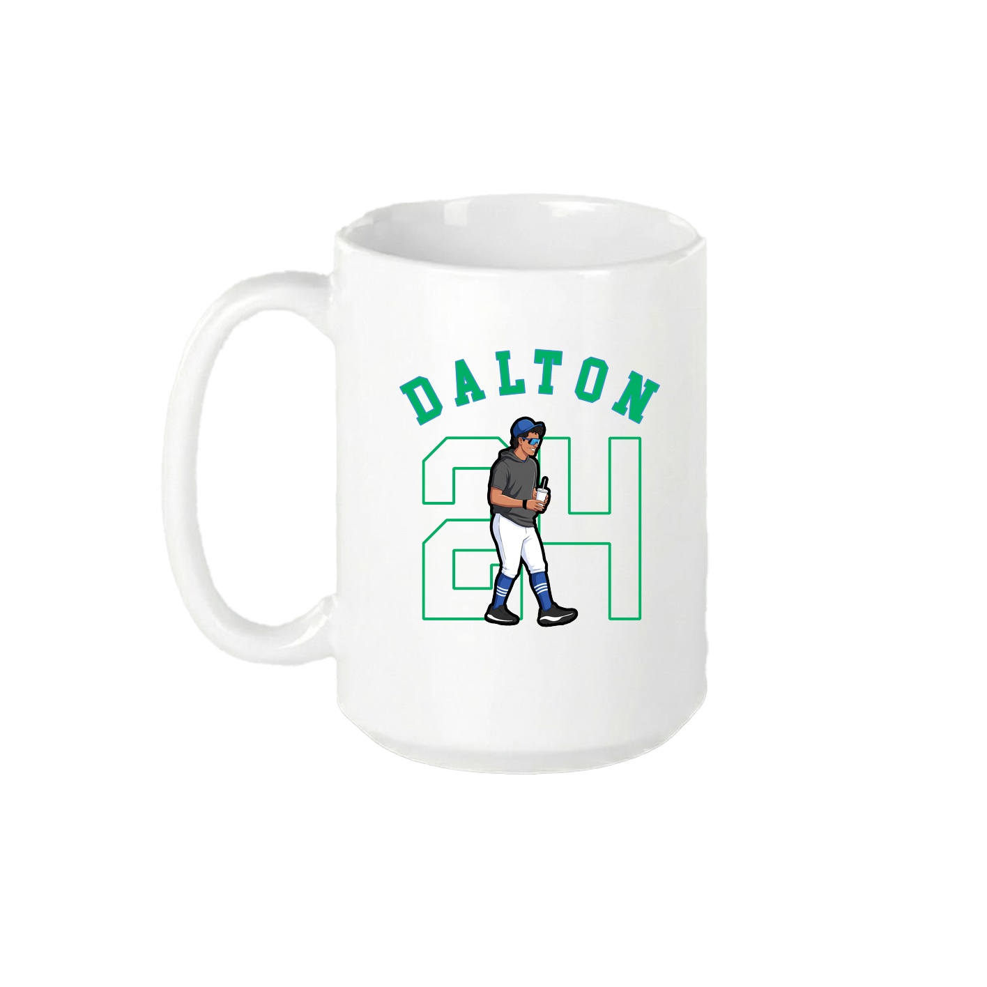 15oz Coffee Mug — Shirsey Arch in White