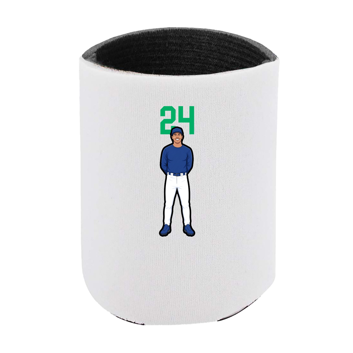 Can Holder — Number Top in White