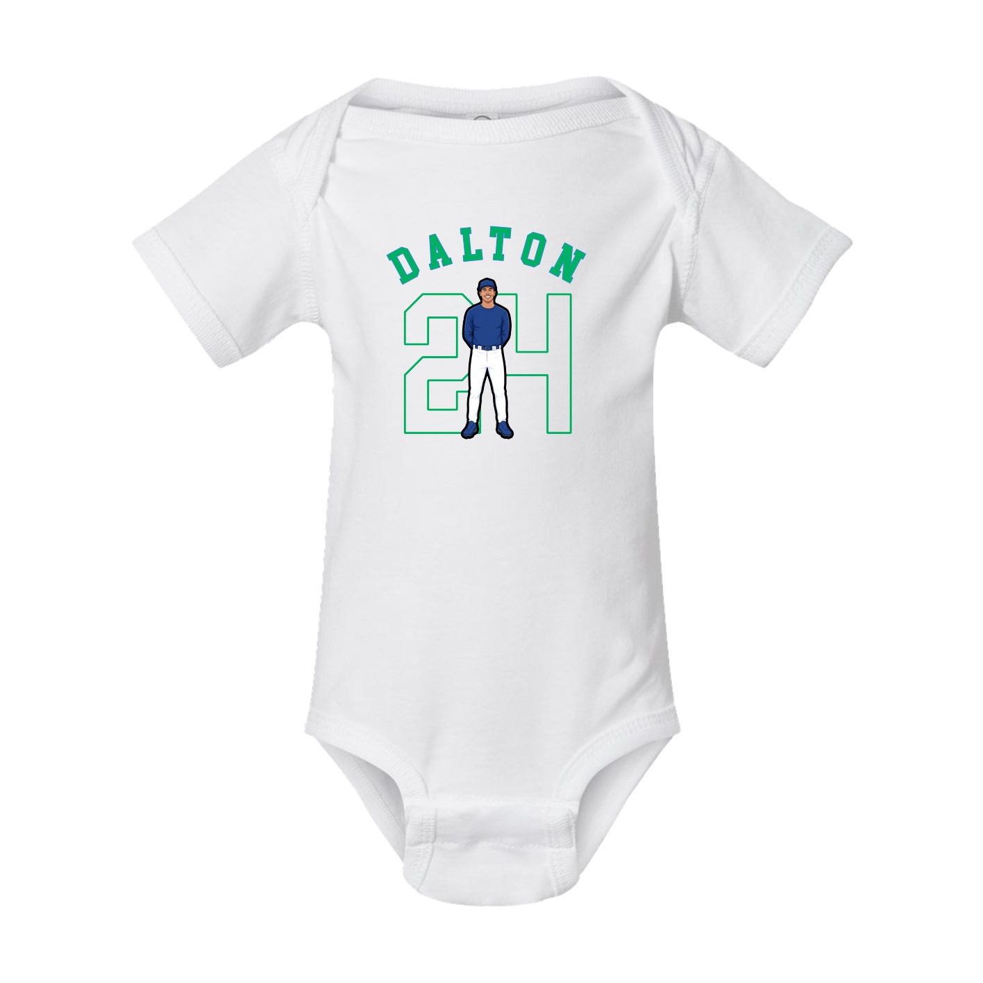 Baby Onesie — Shirsey Arch in White