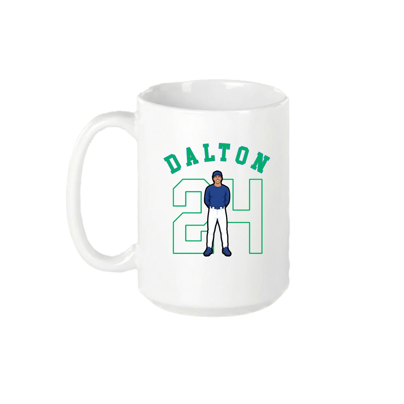 15oz Coffee Mug — Shirsey Arch in White