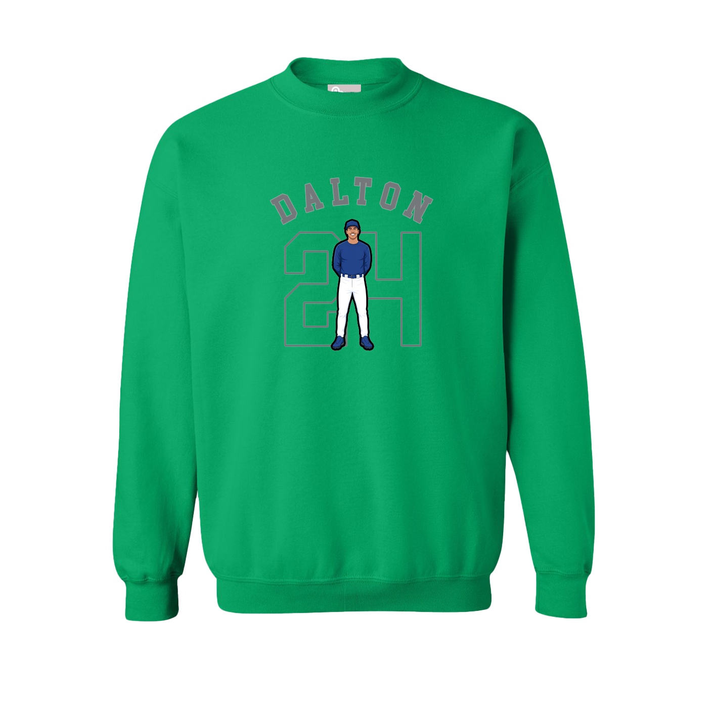 Fleece Crew — Shirsey Arch in Green