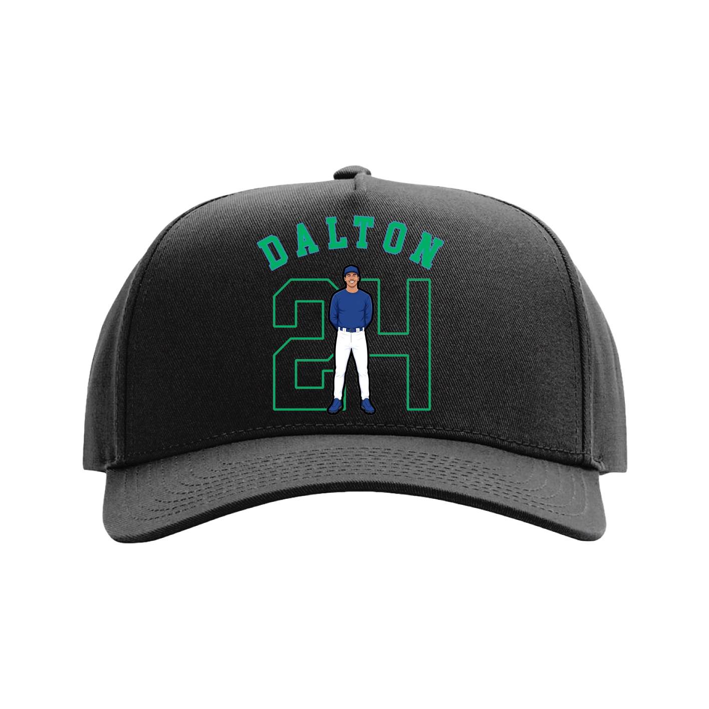 Full Fabric Five-Panel Champ Cap