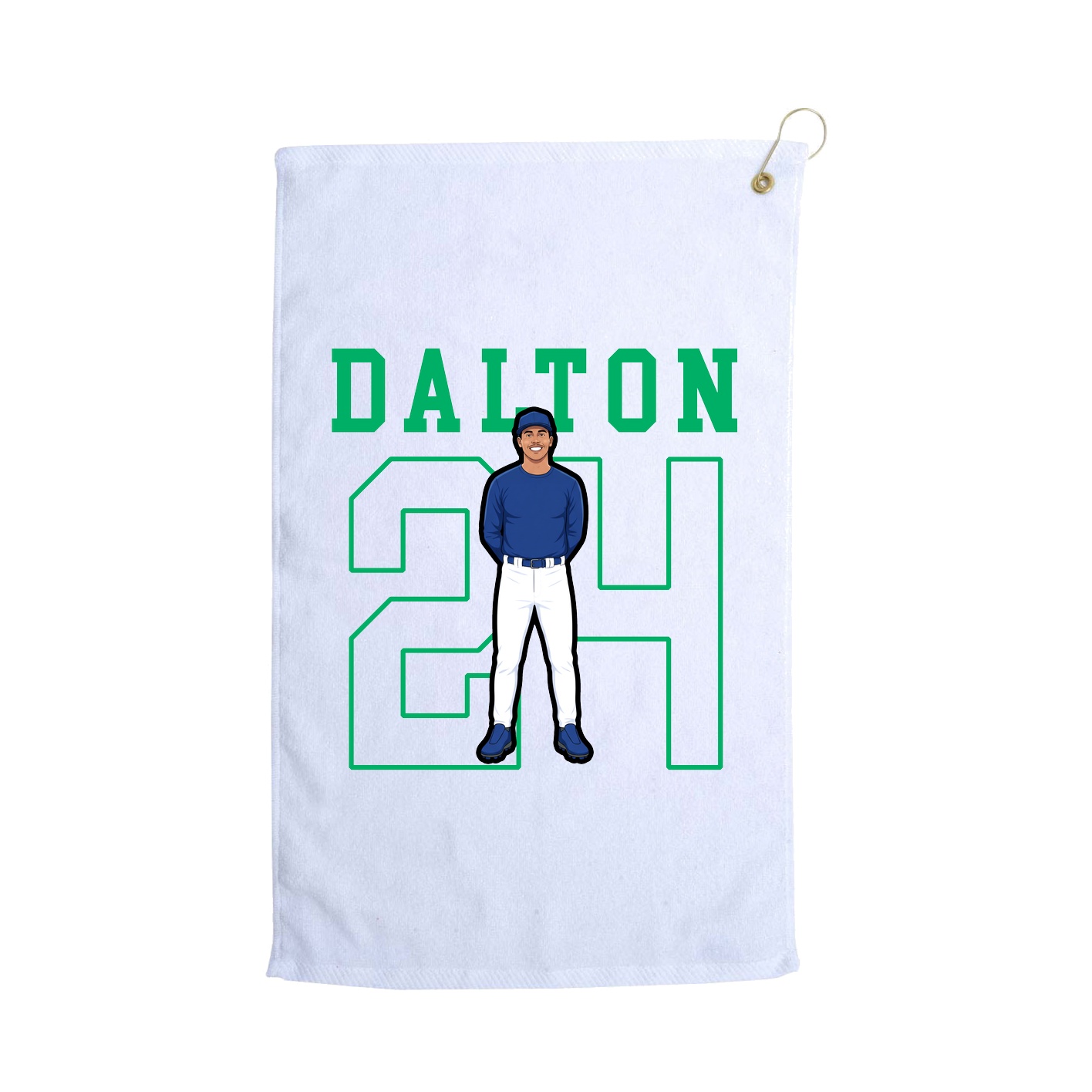 Golf Towel — Shirsey in White