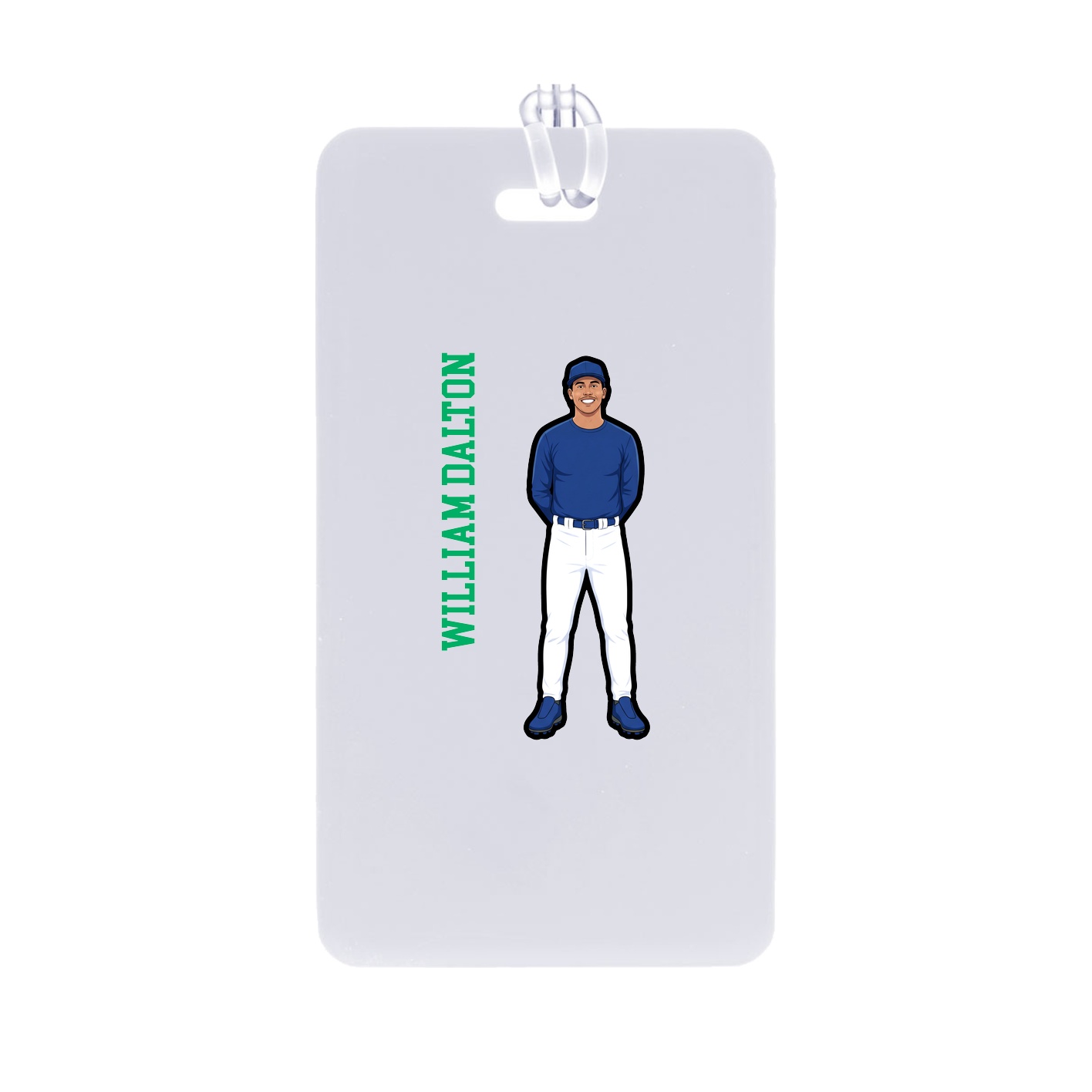 Bag Tag — Name Vertical in Classic