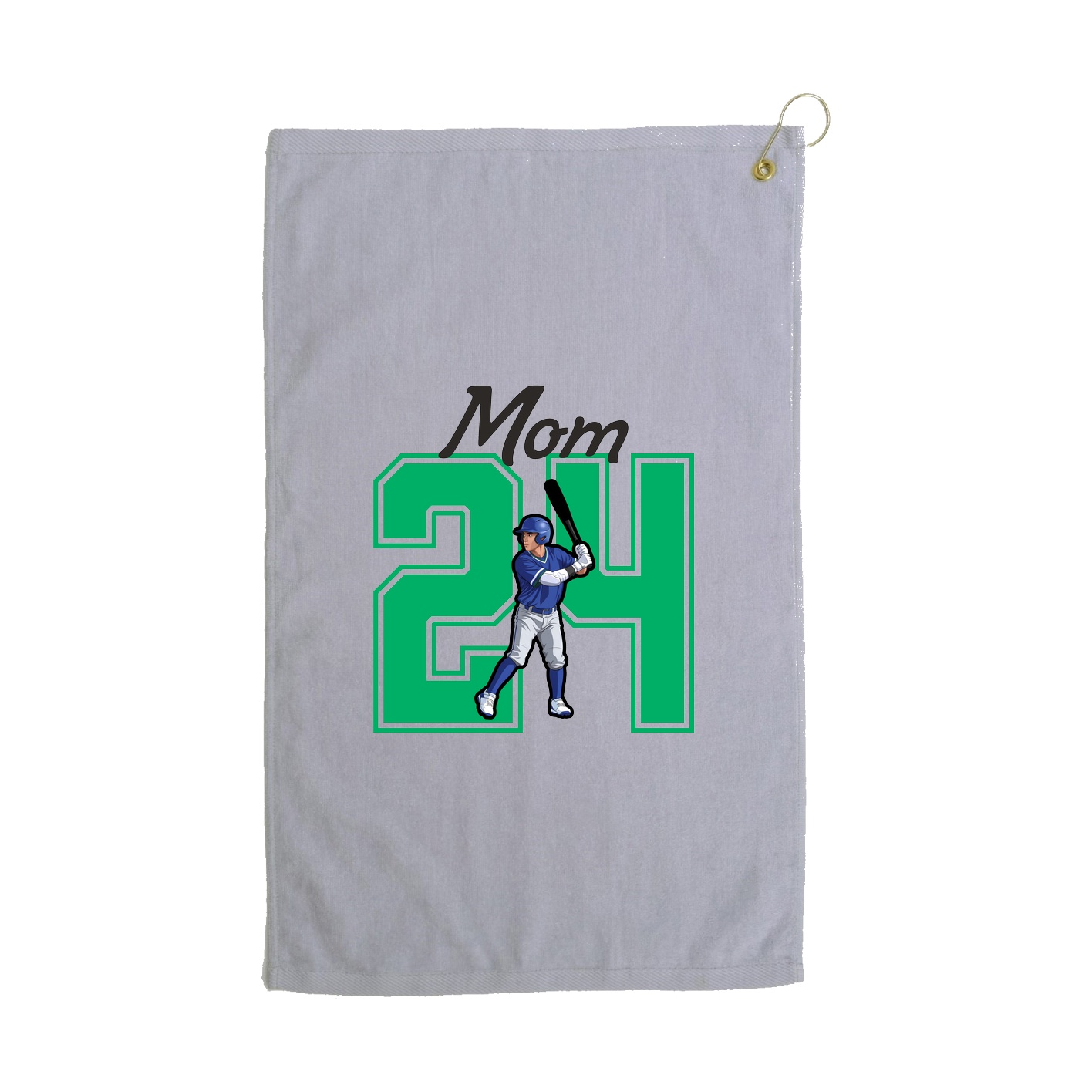 Golf Towel — Mothers Day Shirsey in Grey
