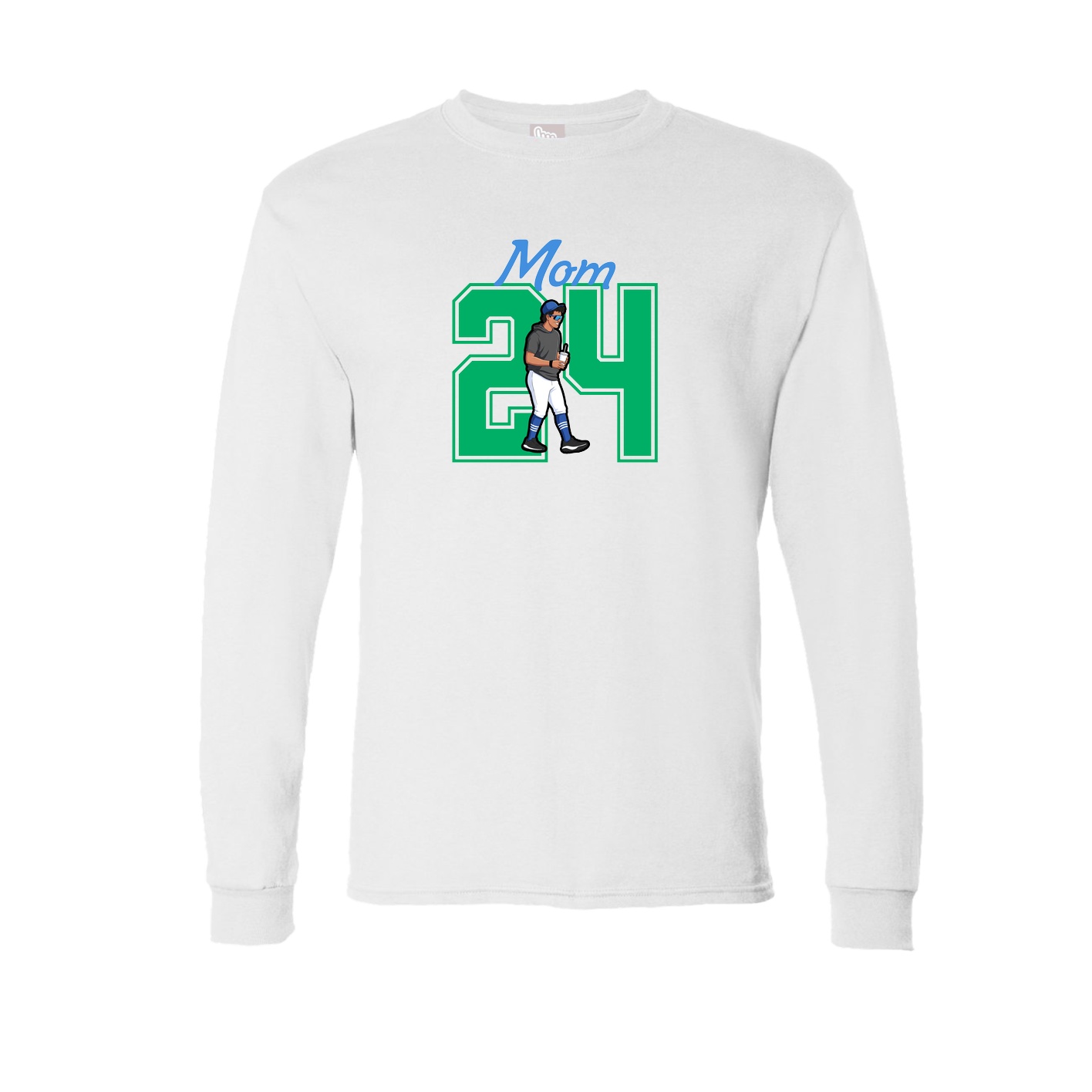 Long Sleeve Tee — Mothers Day Shirsey in White