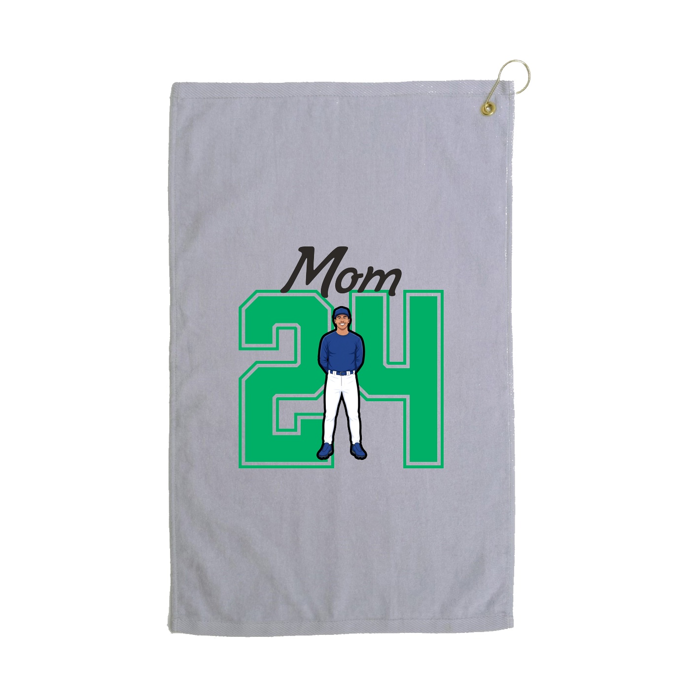 Golf Towel — Mothers Day Shirsey in Grey