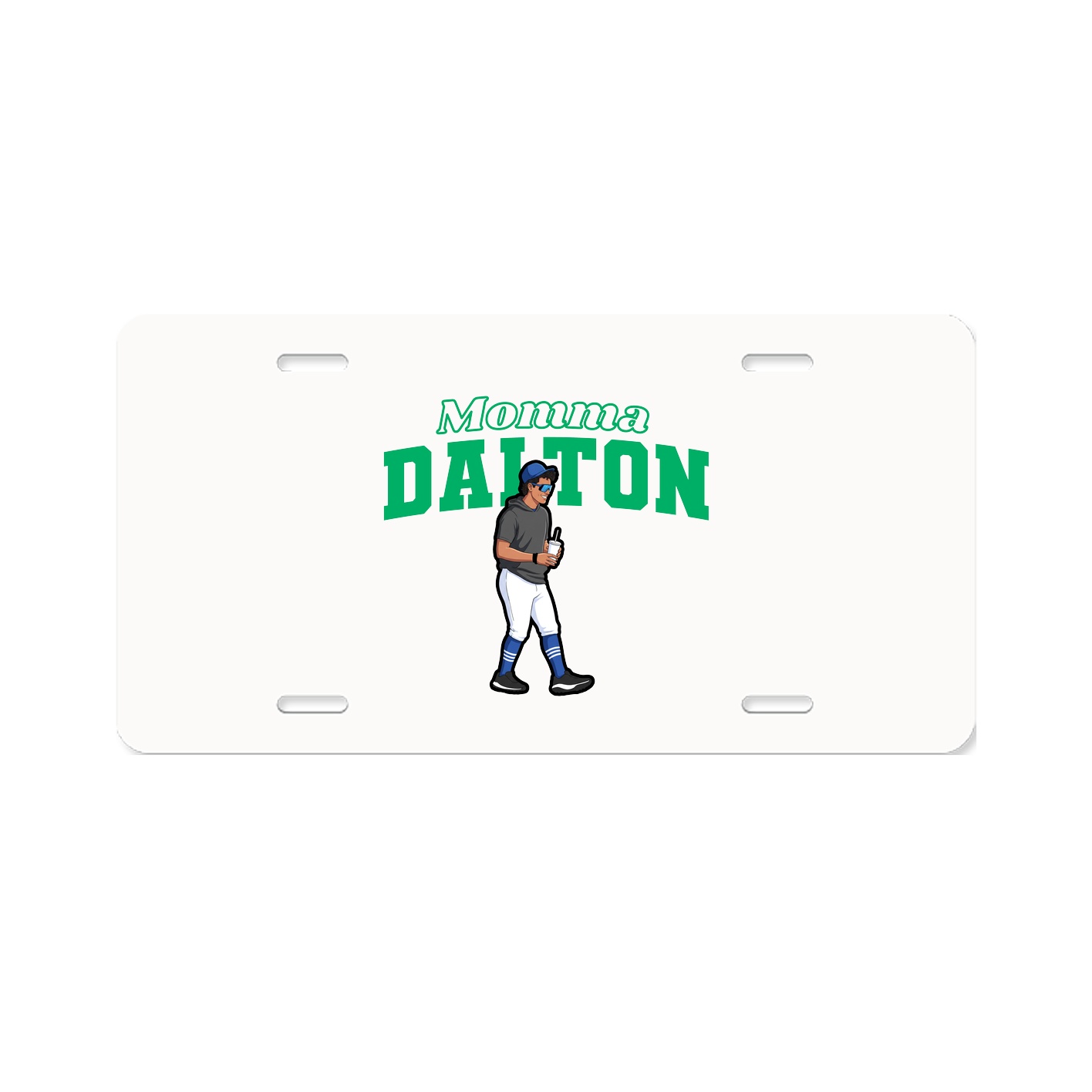 License Plate — Mothers Day Block in Classic
