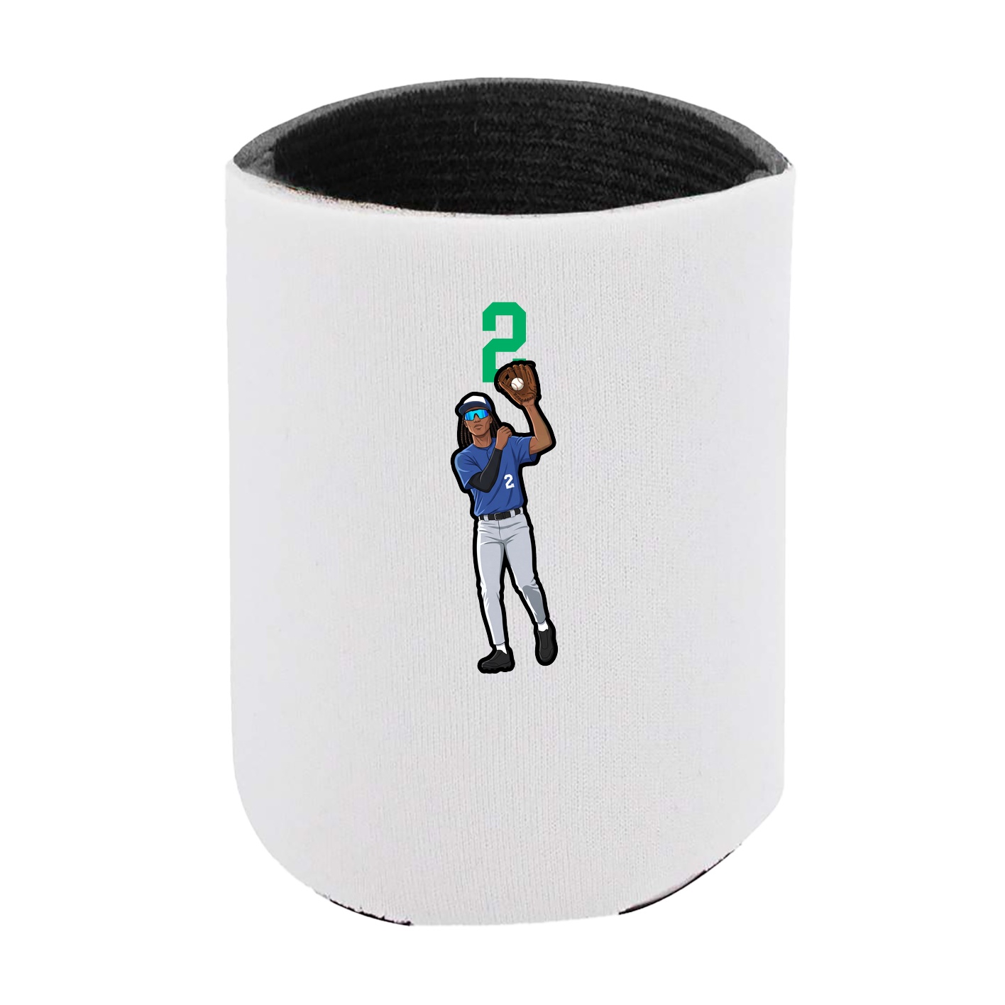 Can Holder — Number Top in White