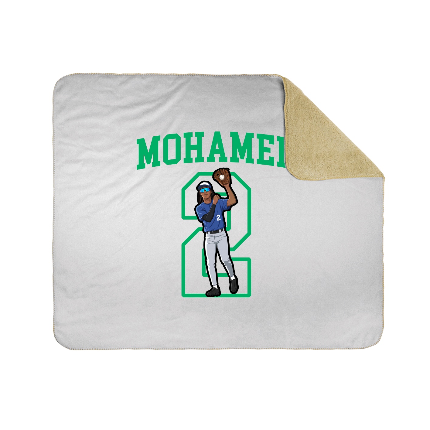 Throw Blanket — Shirsey in White