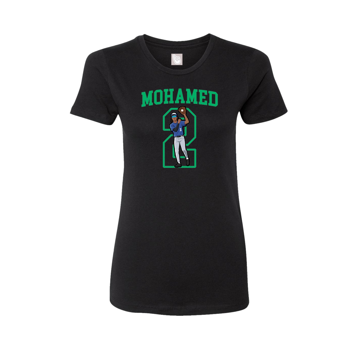 Fitted Women's Tee — Shirsey in Black