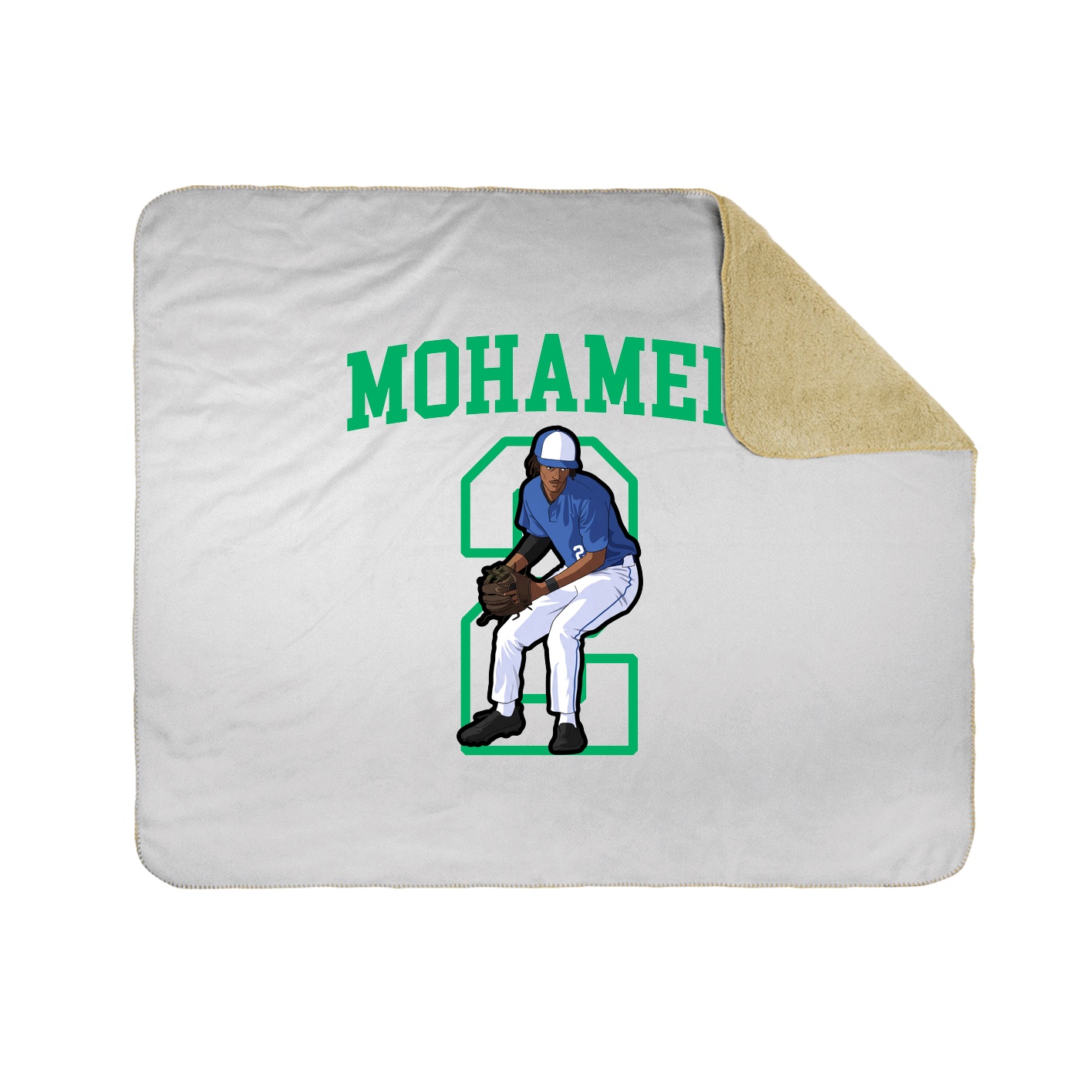 Throw Blanket — Shirsey in White