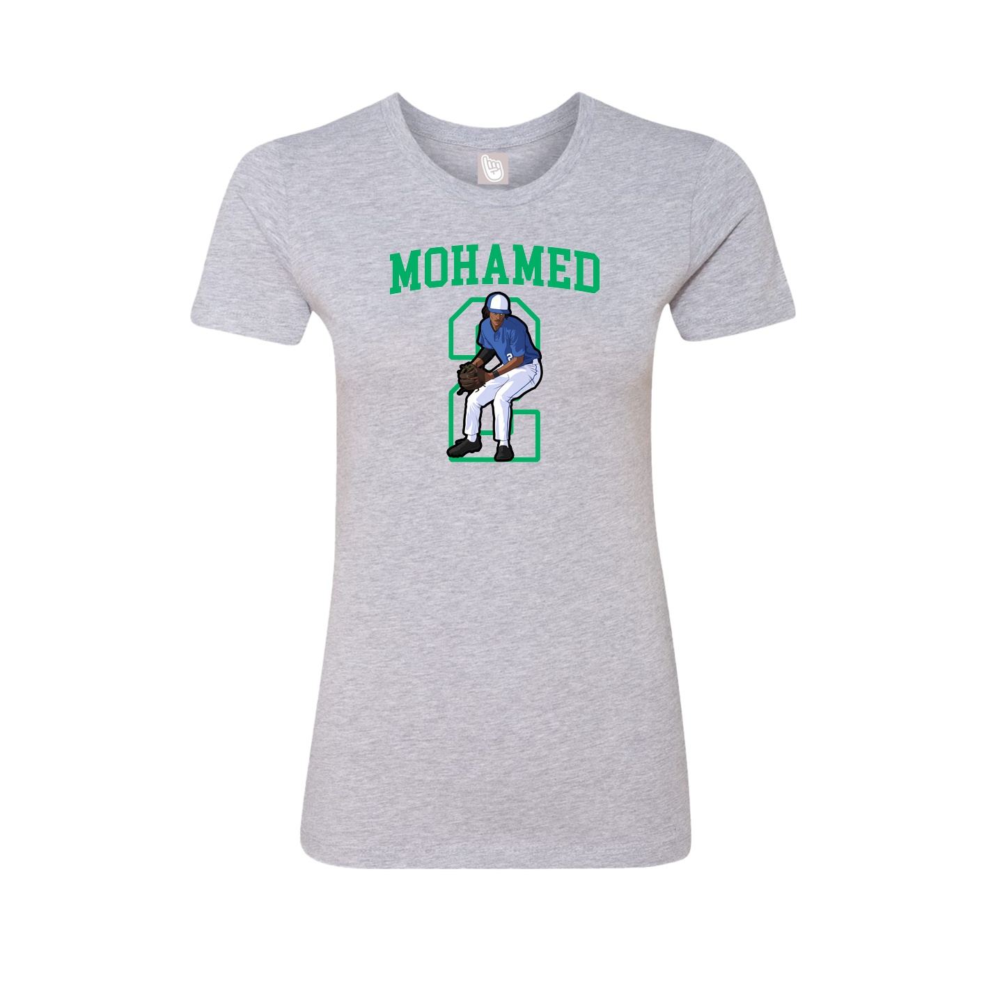 Fitted Women's Tee — Shirsey in Grey