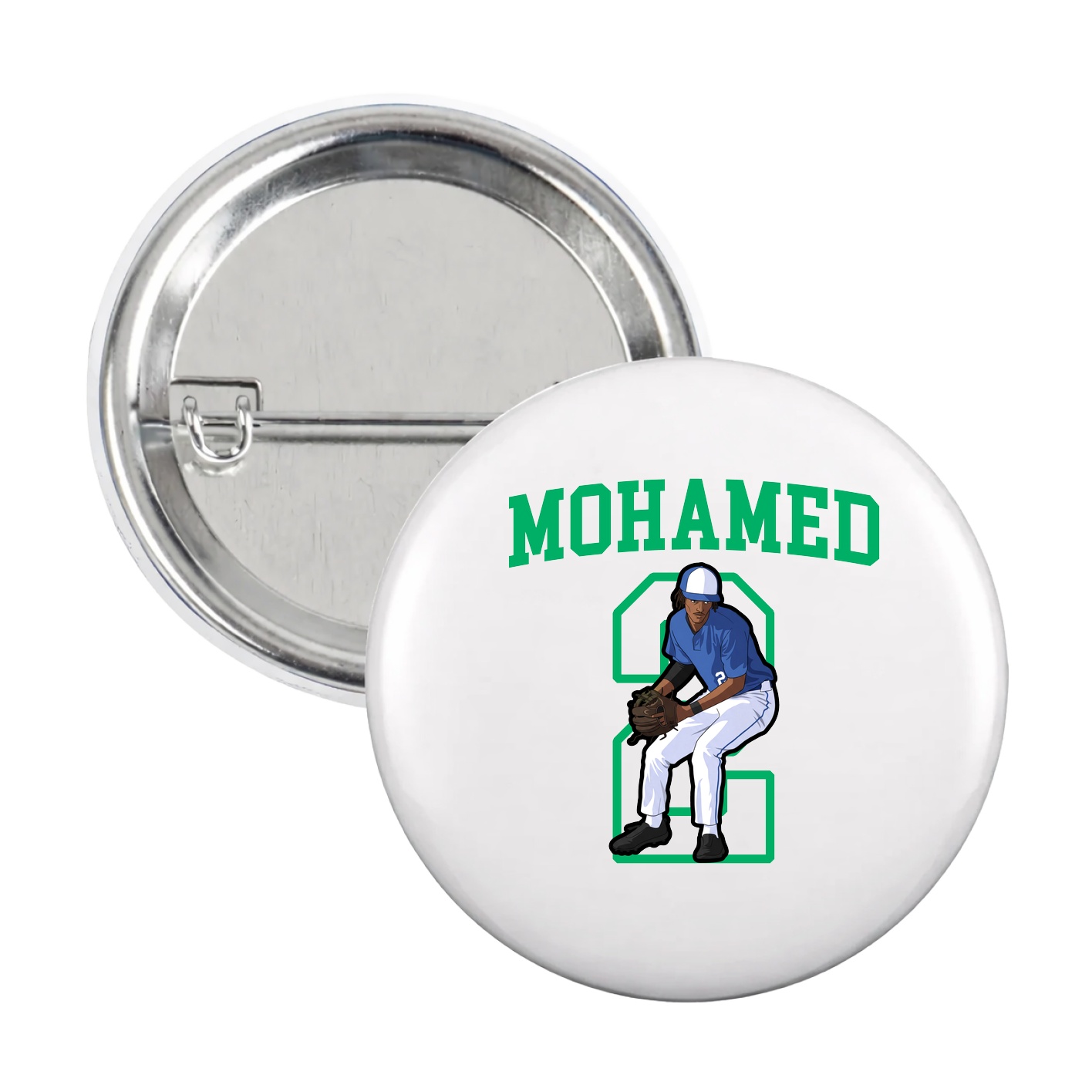 Game Day Button — Shirsey in White