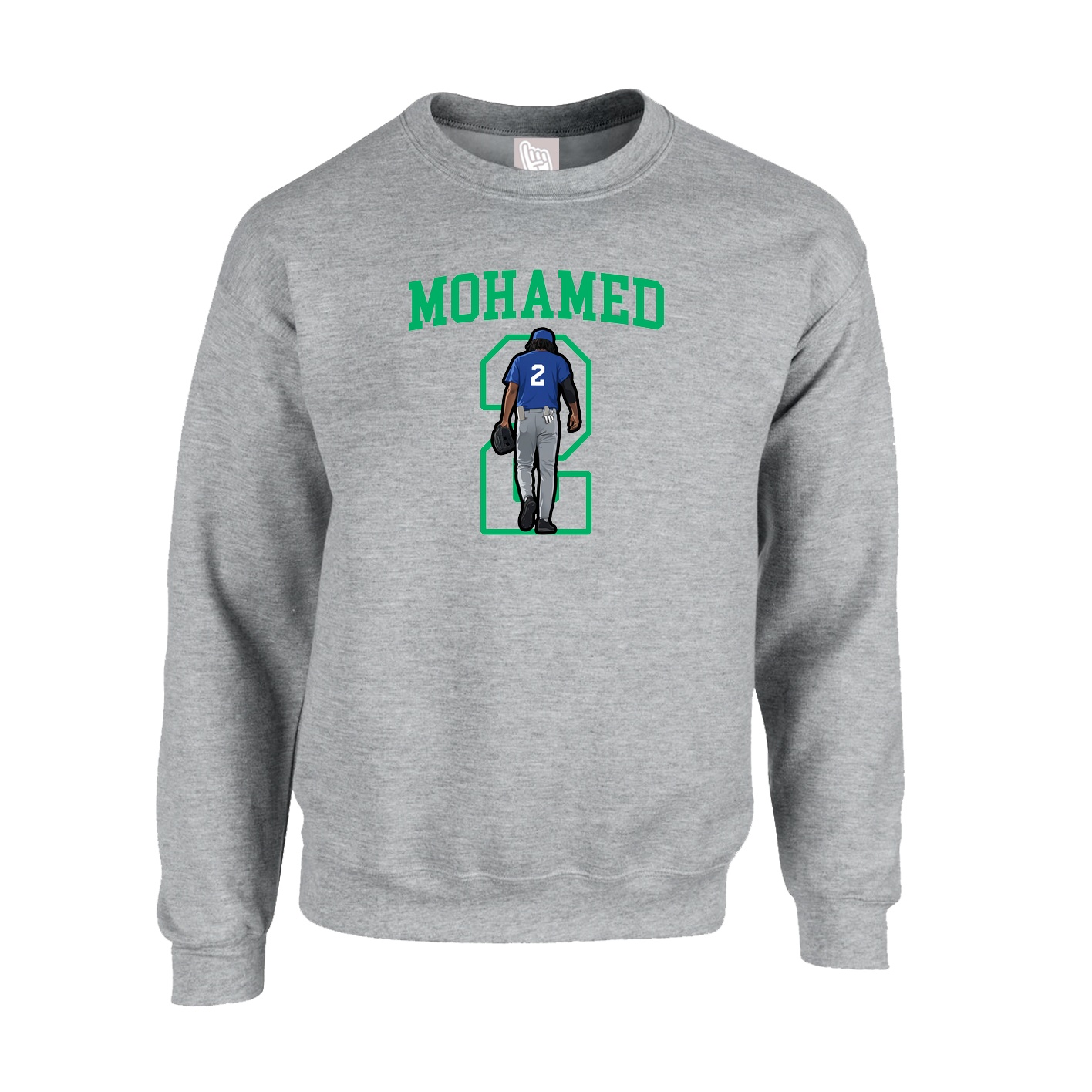 Fleece Crew — Shirsey in Grey