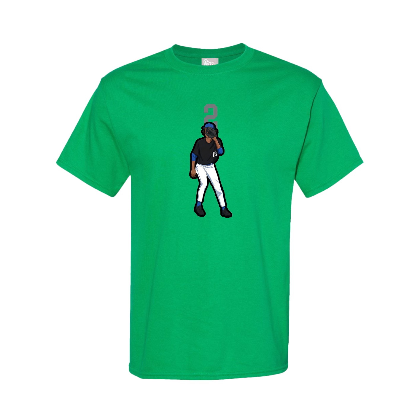 Tee — Number Top in Green