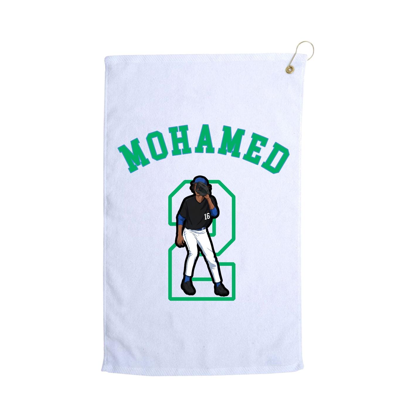 Golf Towel — Shirsey Arch in White