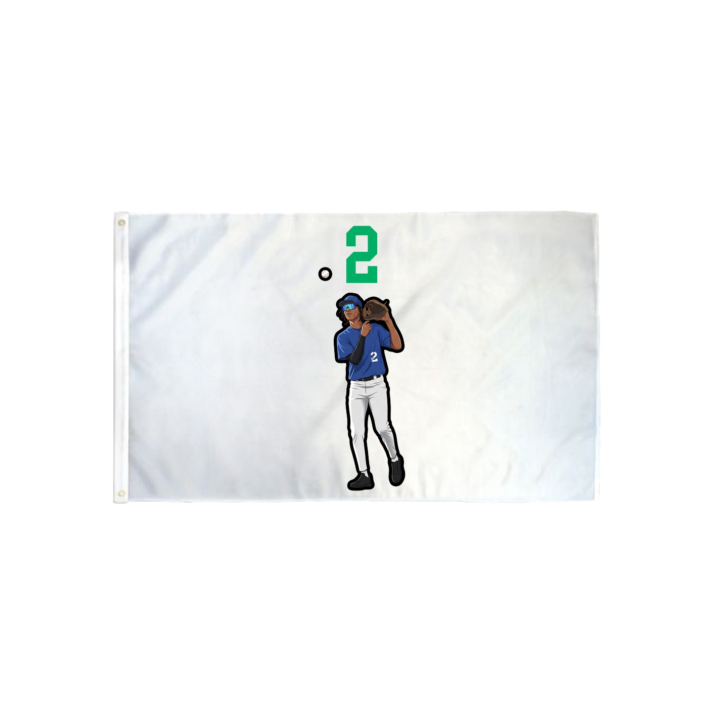 3x5 Flag — Number Top in Classic