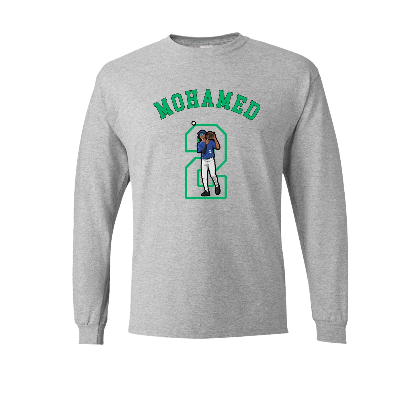 Long Sleeve Tee — Shirsey Arch in Grey