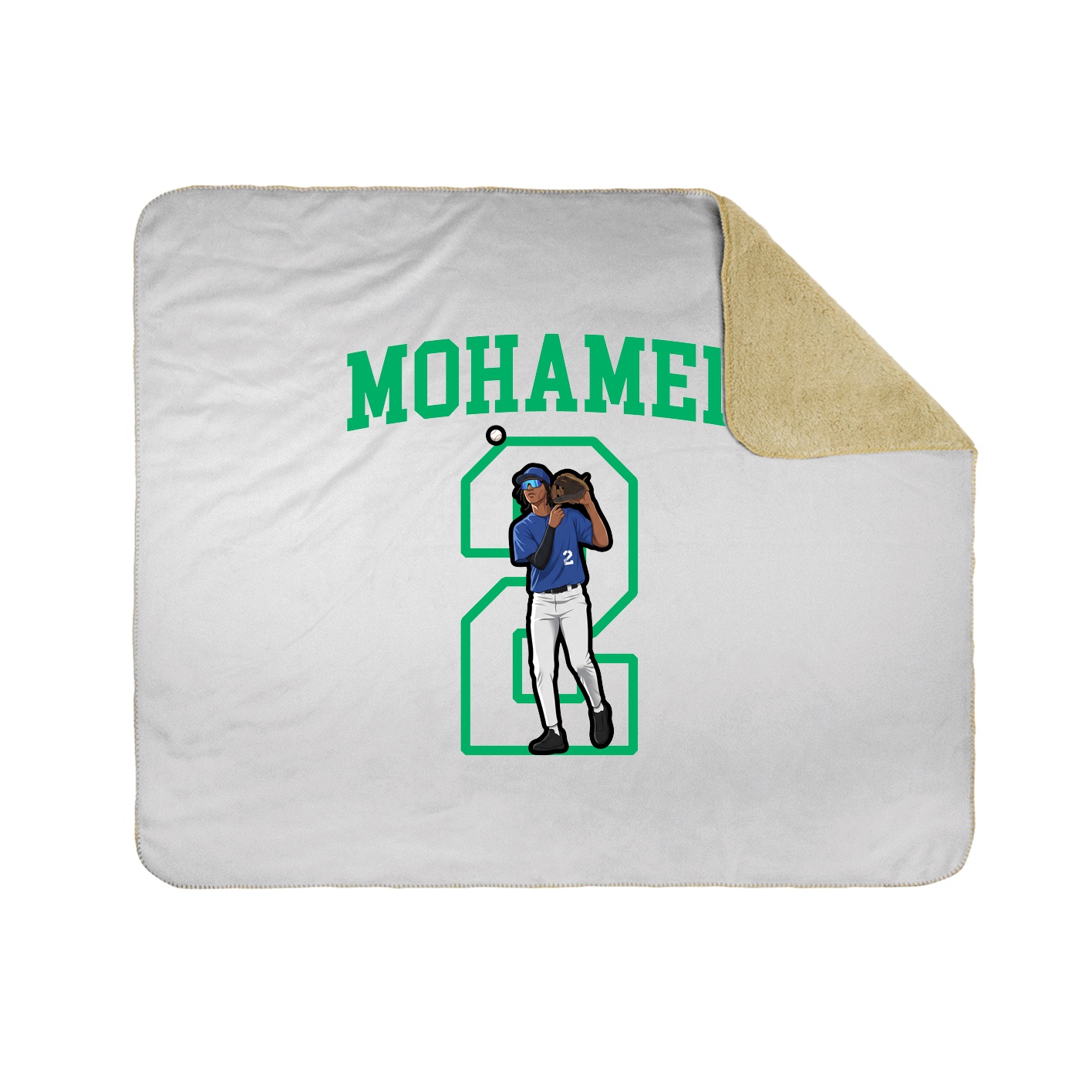 Throw Blanket — Shirsey in White