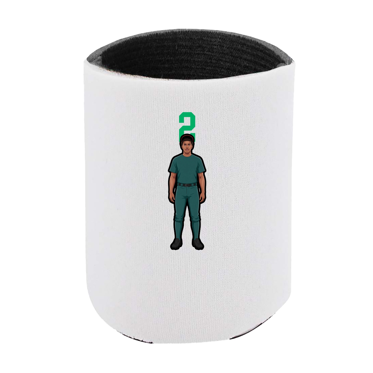 Can Holder — Number Top in White