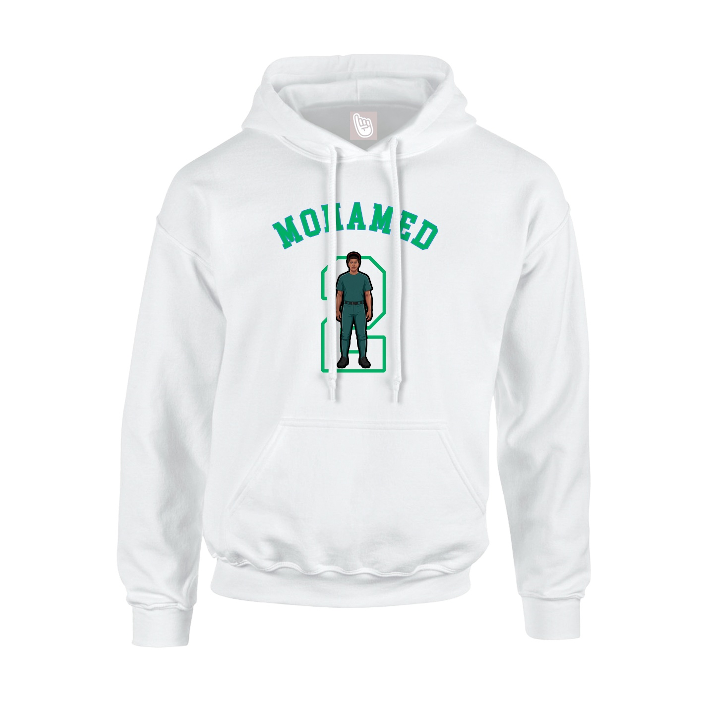 Hoodie — Shirsey Arch in White