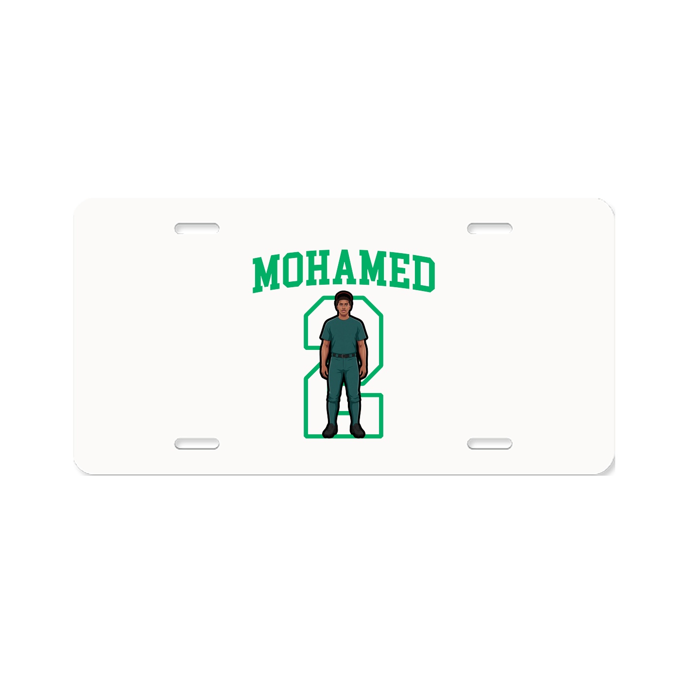 Aluminum License Plate