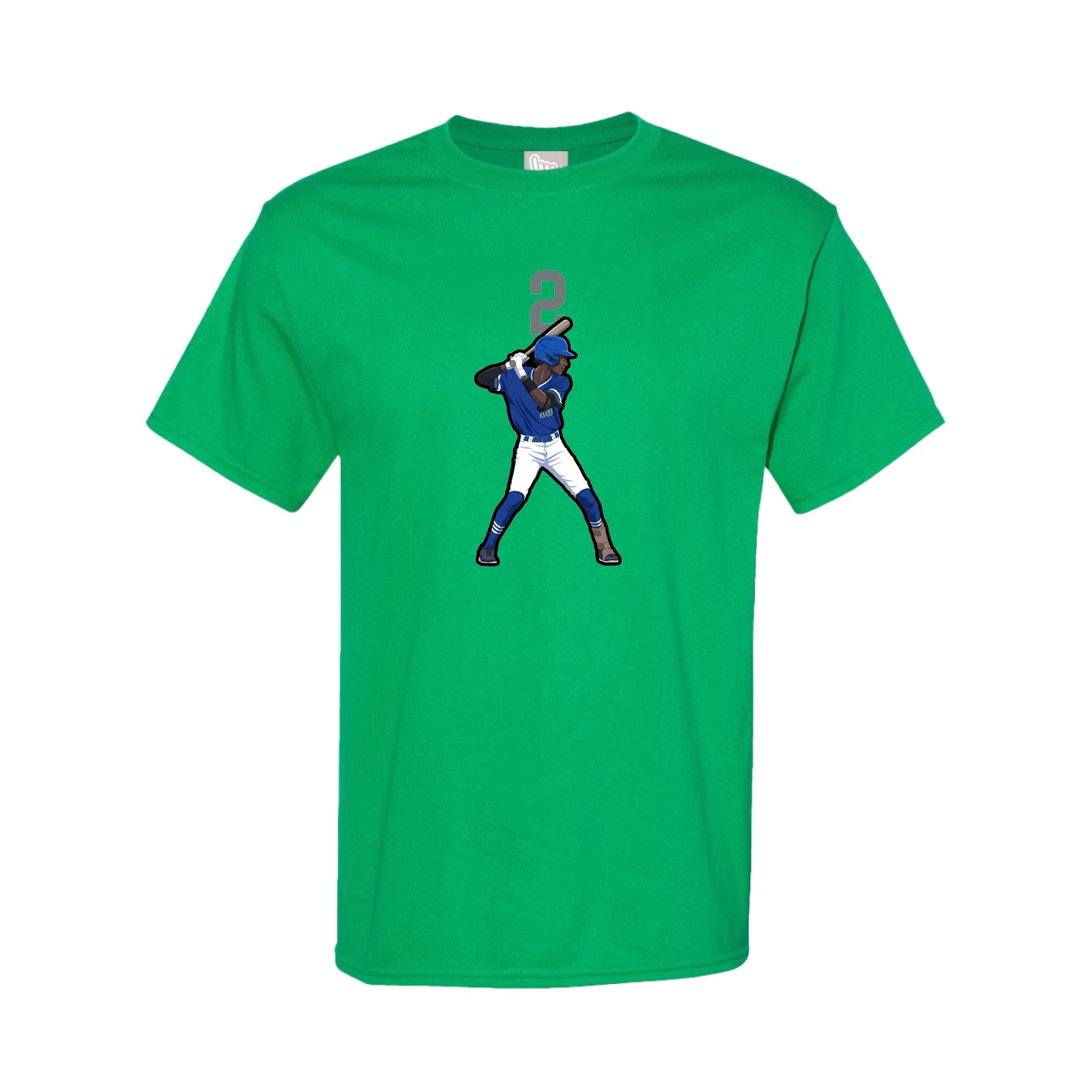 Tee — Number Top in Green