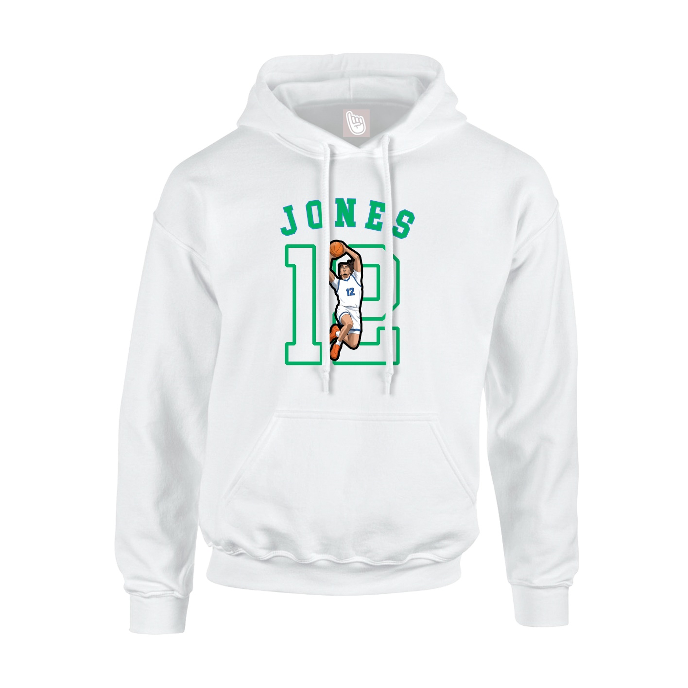 Youth Hoodie — Shirsey Arch in White