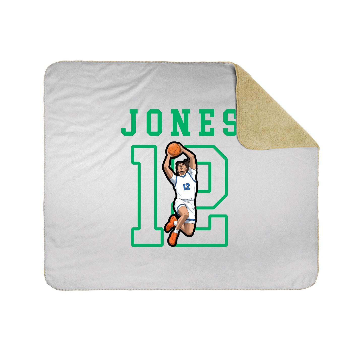 Throw Blanket — Shirsey in White